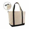 Liberty Bags 8873 XL Zippered Cotton Canvas Resort Tote