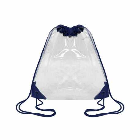Liberty Bags OAD5007 Clear Drawstring Pack