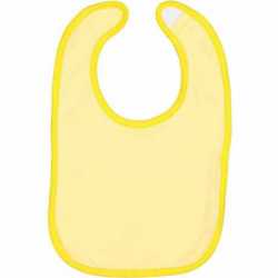 Rabbit Skins RS1004 Infant Contrast Trim Bib