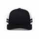 Pacific Headwear P115 Low-Profile Stripe Trucker Cap