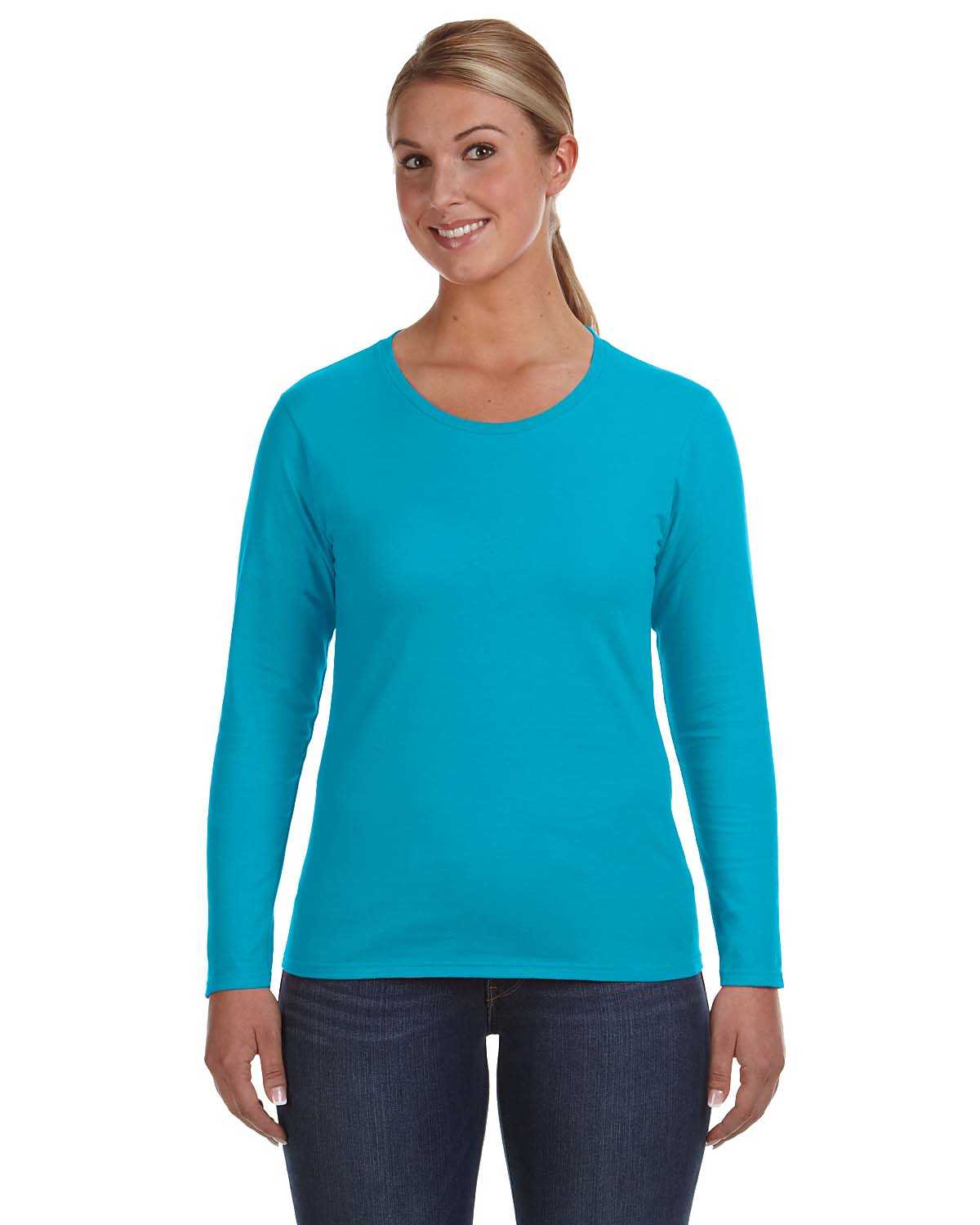 Anvil 884L Ladies' Lightweight Long-Sleeve T-Shirt | ApparelChoice.com