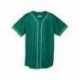 Augusta Sportswear 593 Wicking Mesh Button Front Jersey with Braid Trim