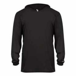 Badger 2105 Youth B-Core Long Sleeve Hooded T-Shirt