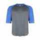 Badger 2133 Youth B-Core 3/4 Sleeve Baseball T-Shirt