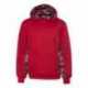 Badger 2464 Youth Digital Camo Colorblock Performance Fleece Hooded Sweatshirt