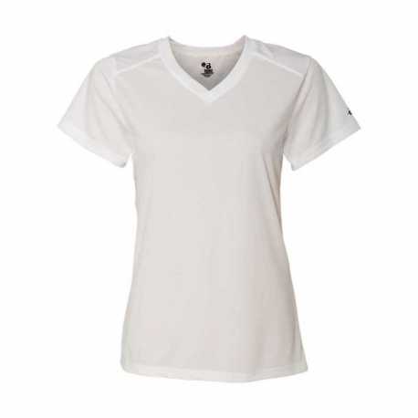Badger 4162 Women's B-Core V-Neck T-Shirt