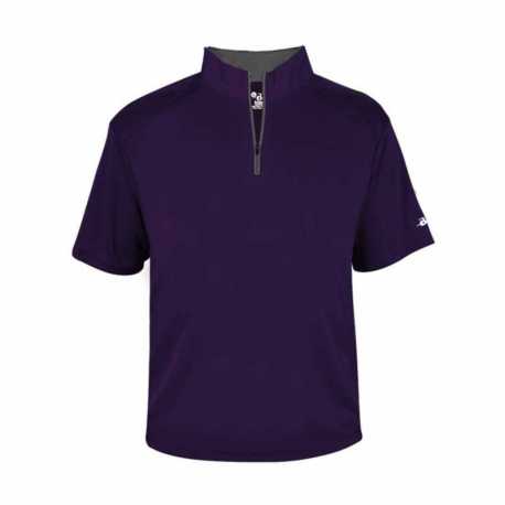 Badger 4199 B-Core Quarter-Zip T-Shirt