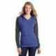 District DT296 Women's Lightweight Fleece Raglan Hoodie