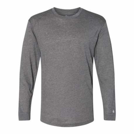 Badger 4944 Triblend Performance Long Sleeve T-Shirt