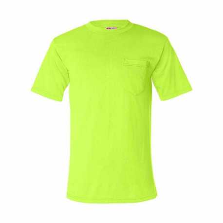 Bayside 1725 USA-Made 50/50 Pocket T-Shirt