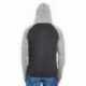 Burnside B8127 Adult Raglan Sleeve Striped Jersey Hooded T-Shirt