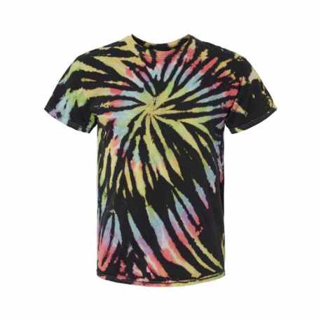 Dyenomite 200MS Multi-Color Spiral Tie-Dyed T-Shirt