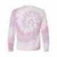Dyenomite 240MS Multi-Color Spiral Tie-Dyed Long Sleeve T-Shirt