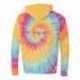 Dyenomite 430VR Tie-Dyed Long Sleeve Hooded T-Shirt