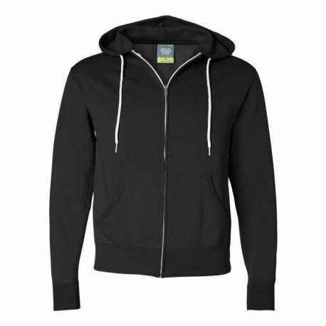 Independent Trading Co. AFX90UNZ Lightweight Full-Zip Hooded Sweatshirt