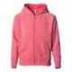 Independent Trading Co. PRM15YSBZ Youth Lightweight Special Blend Raglan Zip Hood