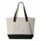 Q-Tees Q1300 19L Zippered Tote