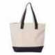 Q-Tees Q1300 19L Zippered Tote