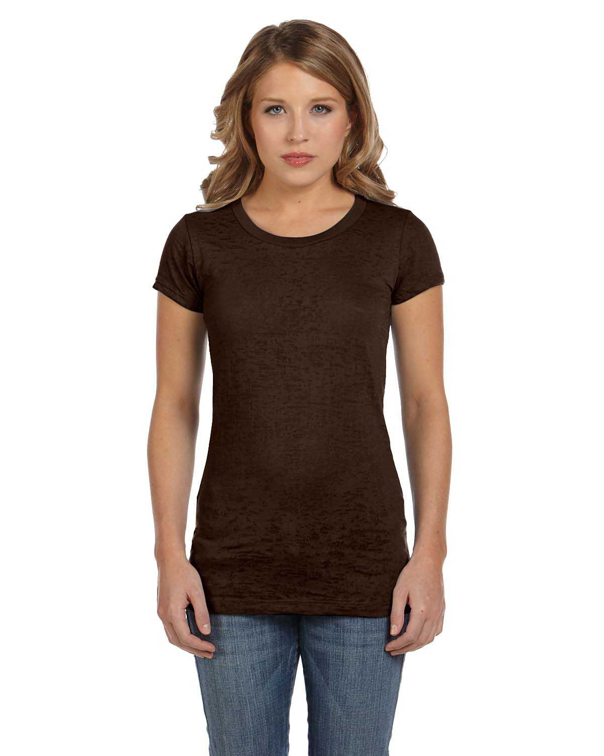 Bella + Canvas 8601 Ladies' Burnout Short-Sleeve T-Shirt ...