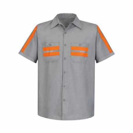 Red Kap SP24E Enhanced Visibility Industrial Work Shirt