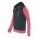 MV Sport W17127 Women's Harper Raglan Hooded Sweatshirt