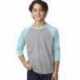 Next Level Apparel 3352 Youth CVC Three-Quarter Sleeve Raglan