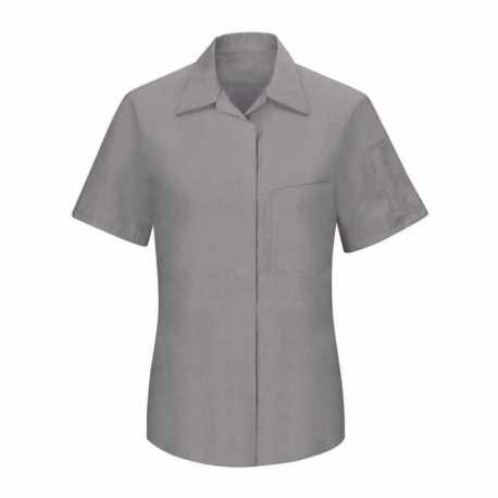 Red Kap SY41 Women's Performance Plus Short Sleeve Shop Shirt with Oilblok Technology