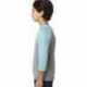 Next Level Apparel 3352 Youth CVC Three-Quarter Sleeve Raglan