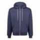 MV Sport 2349 Retro Heather Full-Zip Hooded Sweatshirt
