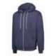 MV Sport 2349 Retro Heather Full-Zip Hooded Sweatshirt