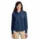 Port & Company LSP10 Ladies Long Sleeve Value Denim Shirt