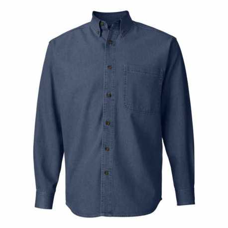 Sierra Pacific 7211 Denim Long Sleeves Shirt Tall Sizes