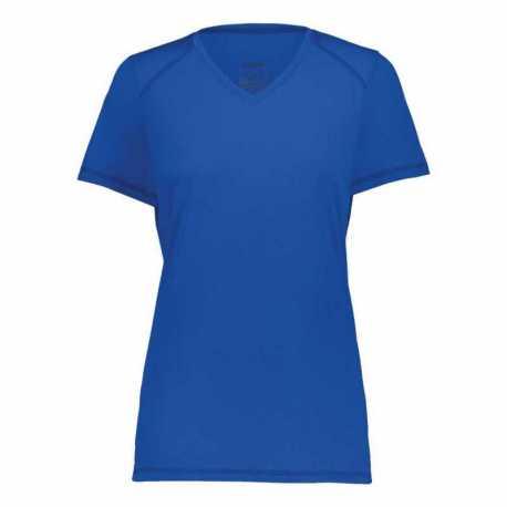 Augusta Sportswear 6844 Women's Super Soft-Spun Poly V-Neck T-Shirt