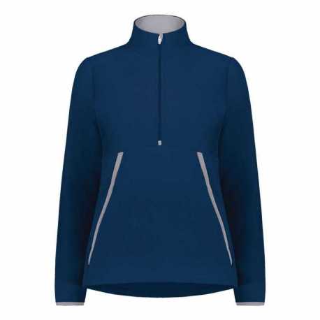 Augusta Sportswear 6857 Eco Revive Women's Polar Fleece Quarter-Zip Pullover