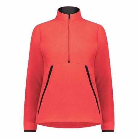 Augusta Sportswear 6857 Eco Revive Women's Polar Fleece Quarter-Zip Pullover