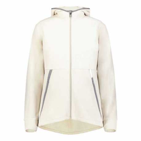 Augusta Sportswear 6860 Eco Revive Women's Polar Fleece Hooded Full-Zip Jacket