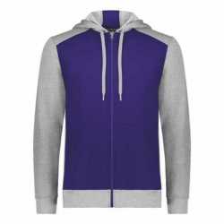 Augusta Sportswear 6899 Eco Revive Three-Season Triblend Fleece Full-Zip Hooded Sweatshirt