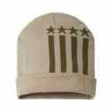 CAP AMERICA RK12 USA-Made Patriotic Cuffed Beanie