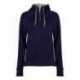 Badger 1051 FitFlex Women's French Terry Hooded Quarter-Zip