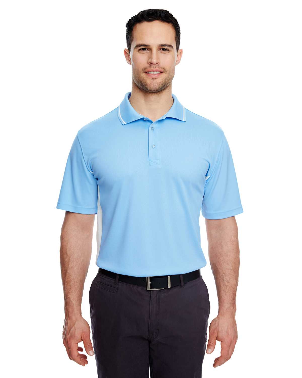 UltraClub 8406 Men's Cool & Dry Sport Two-Tone Polo | ApparelChoice.com