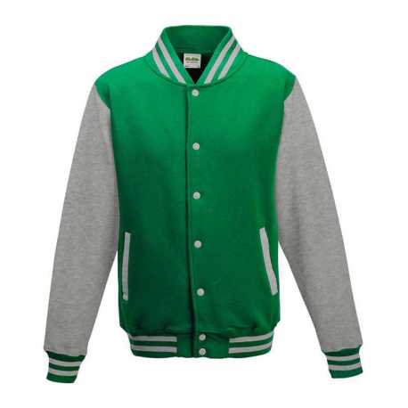 Just Hoods By AWDis JHA043 Men's Heavyweight Letterman Jacket