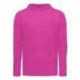 Badger 4905 Tri-Blend Surplice Hooded Long Sleeve T-Shirt