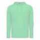 Badger 4905 Tri-Blend Surplice Hooded Long Sleeve T-Shirt