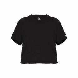 Badger 4963 Women's Tri-Blend Crop T-Shirt