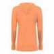 Badger 4965 Women's Tri-Blend Surplice Long Sleeve Hooded T-Shirt