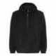 Burnside 3600 Polar Fleece Quarter-Zip Hooded Pullover