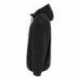 Burnside 3600 Polar Fleece Quarter-Zip Hooded Pullover