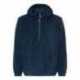 Burnside 3600 Polar Fleece Quarter-Zip Hooded Pullover