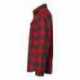 Burnside 8219 Snap Front Long Sleeve Plaid Flannel Shirt