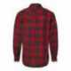 Burnside 8219 Snap Front Long Sleeve Plaid Flannel Shirt